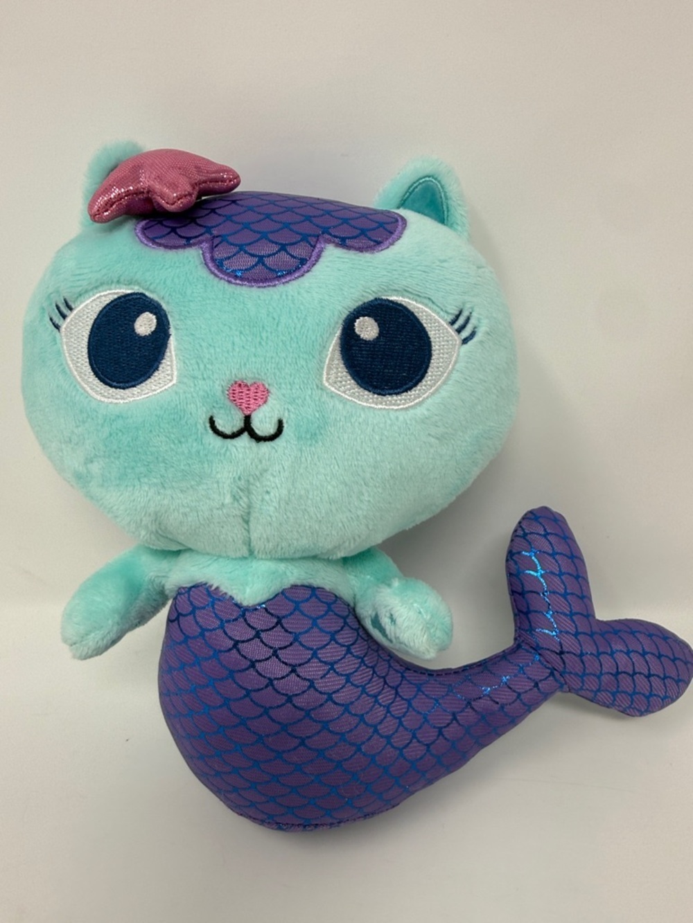 Gabby’s Dollhouse Mercat Mermaid Plush stuffed Animal-Mermaid Tail 8” Kids toy